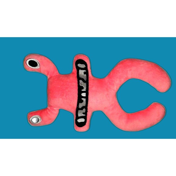 Roblox Pink Rainbow Friends Plush – 10" Stuffed Monster Toy Black Eyes - Picture 5 of 5